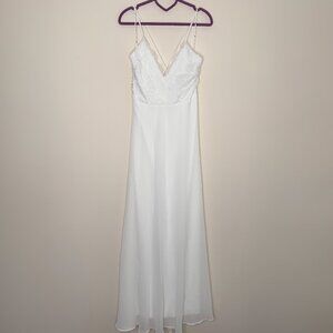 Lulus White Maxi Dress Size XL